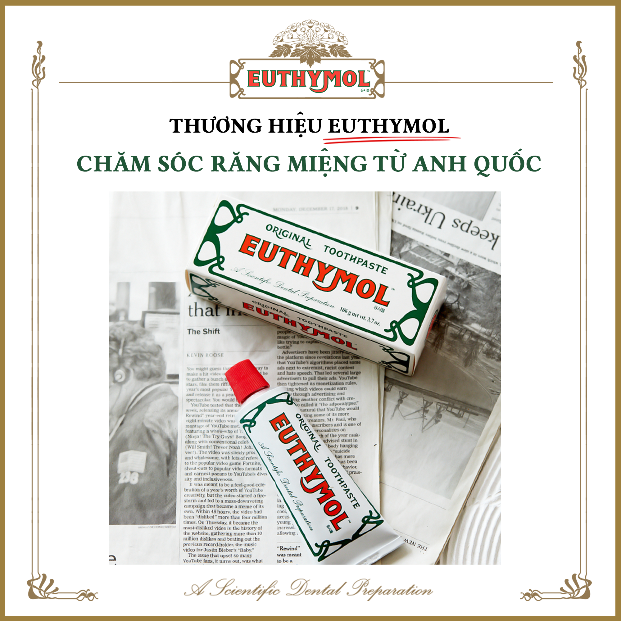 Kem đánh răng Euthymol Original Toothpaste 106g